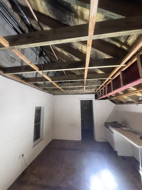Controlled artex plasterboard strip-out in Southgate