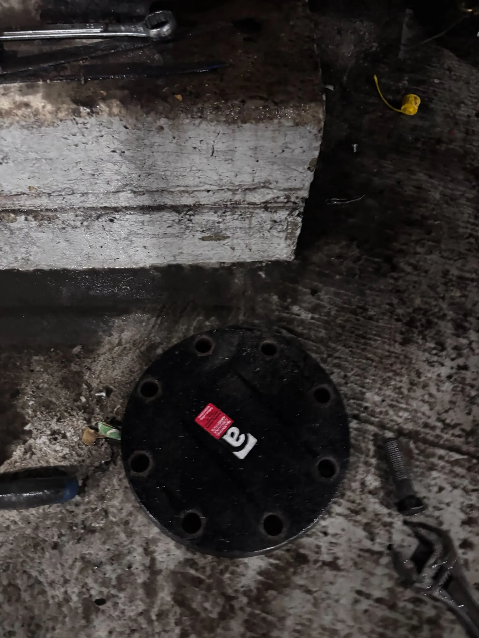 Artex scraping from a concrete ceiling during Southgate refurbishment
